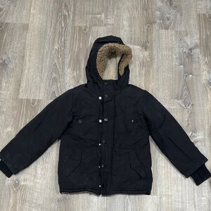 Old Navy Black Jacket with Cream Lining